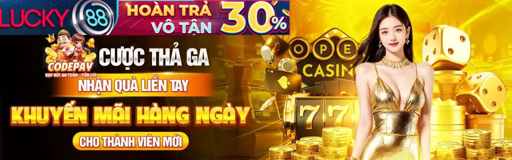 Banner khuyến mãi Nổ Hũ độc quyền tại mot88 win